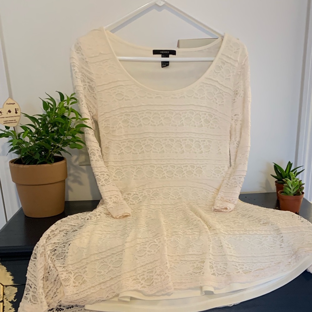 White Forever21 Dress